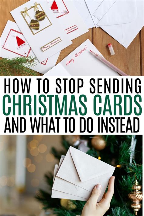 Not sending xmas cards next year .